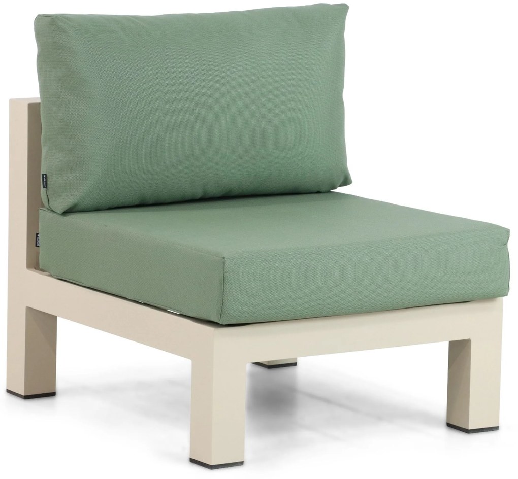 Hoek loungeset 6 personen Aluminium Taupe  Lifestyle Garden Furniture Luca