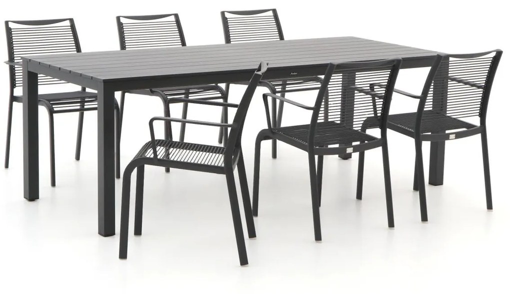 Apple Bee Hawaii/Menzano 220cm dining tuinset 7-delig stapelbaar