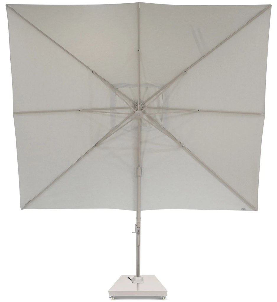 Zweefparasol  3x3.5m S2 Excellent (excl. voet) Taupe-naturel-bruin Camello Luna