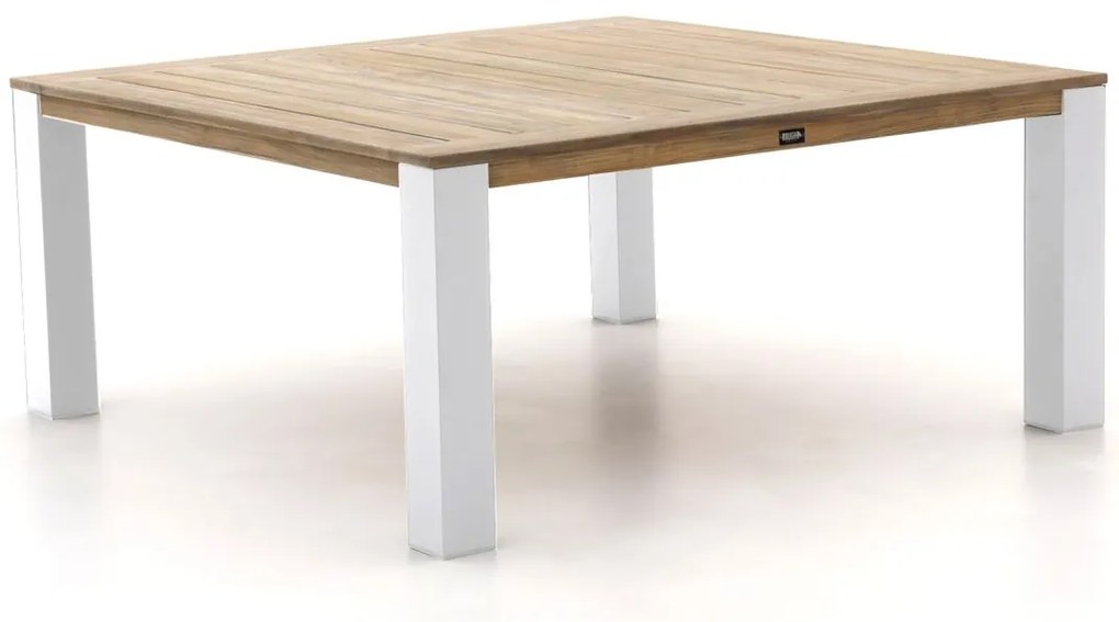 + 15% kassakorting | Tuin eettafel ROUGH | Rechthoekig  | Tuintafel Teakhout | 170x170cm | 8 personen | Kees Smit Tuinmeubelen