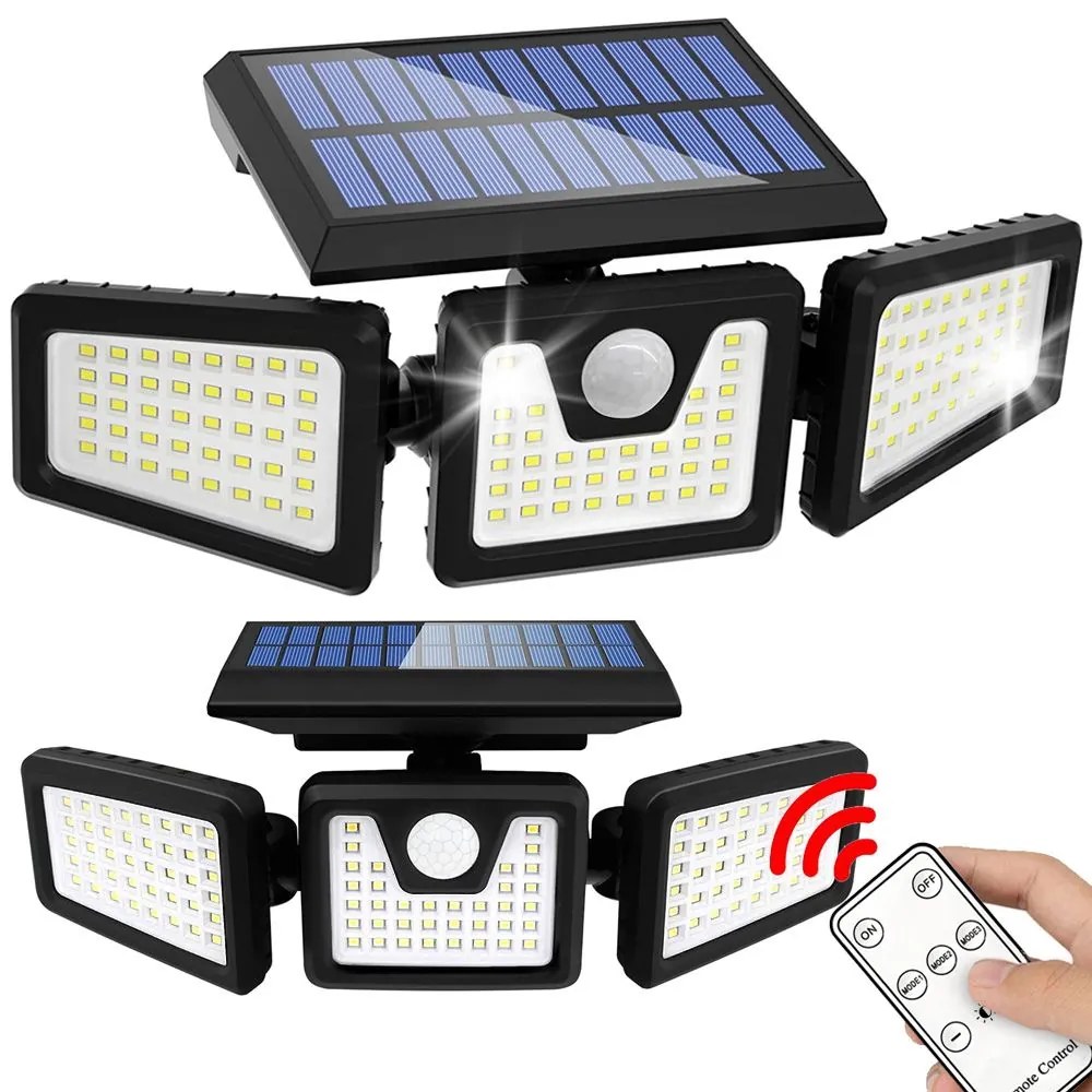 LED wandlamp op zonne-energie P60263
