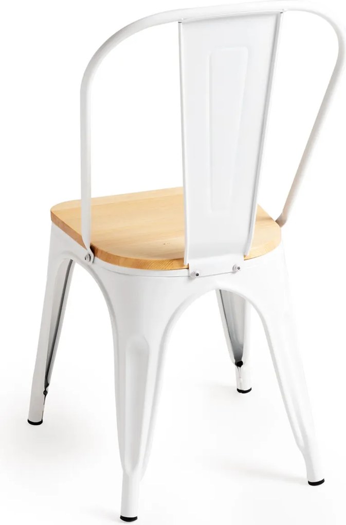 Set 4 Torix Natuurlijk Houten Stoelen