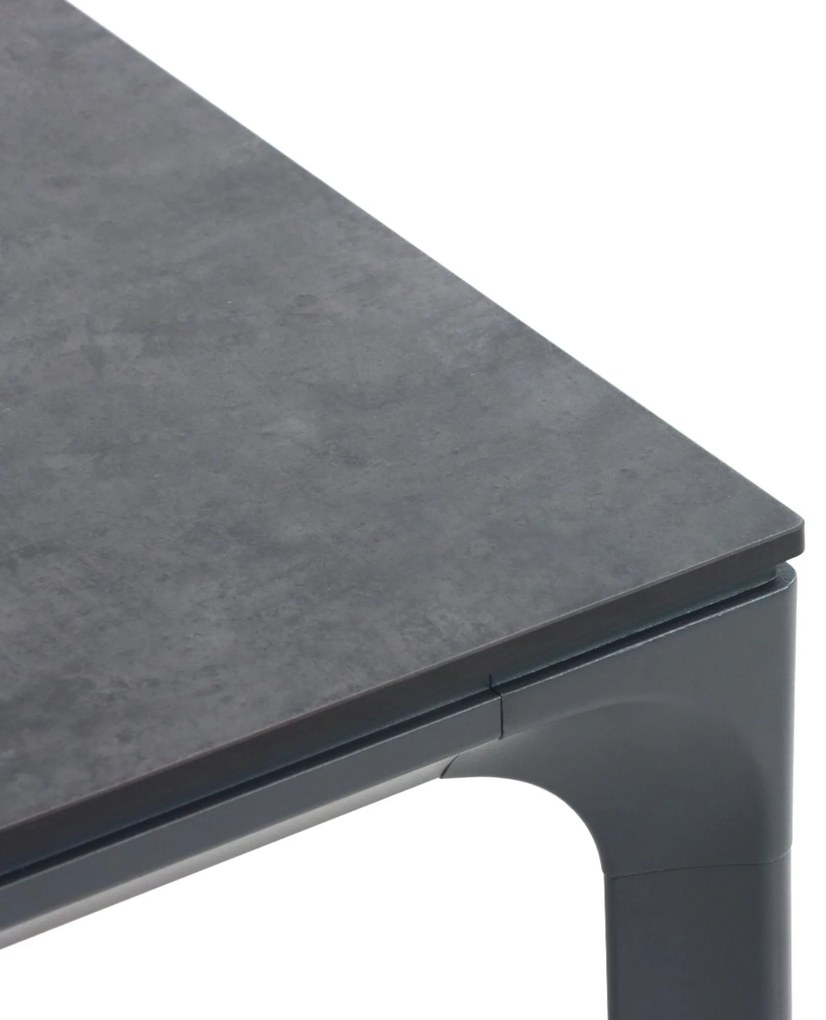 Tuinset 4 personen 90 cm Aluminium/textileen Grijs Lifestyle Garden Furniture Rome/Cesar
