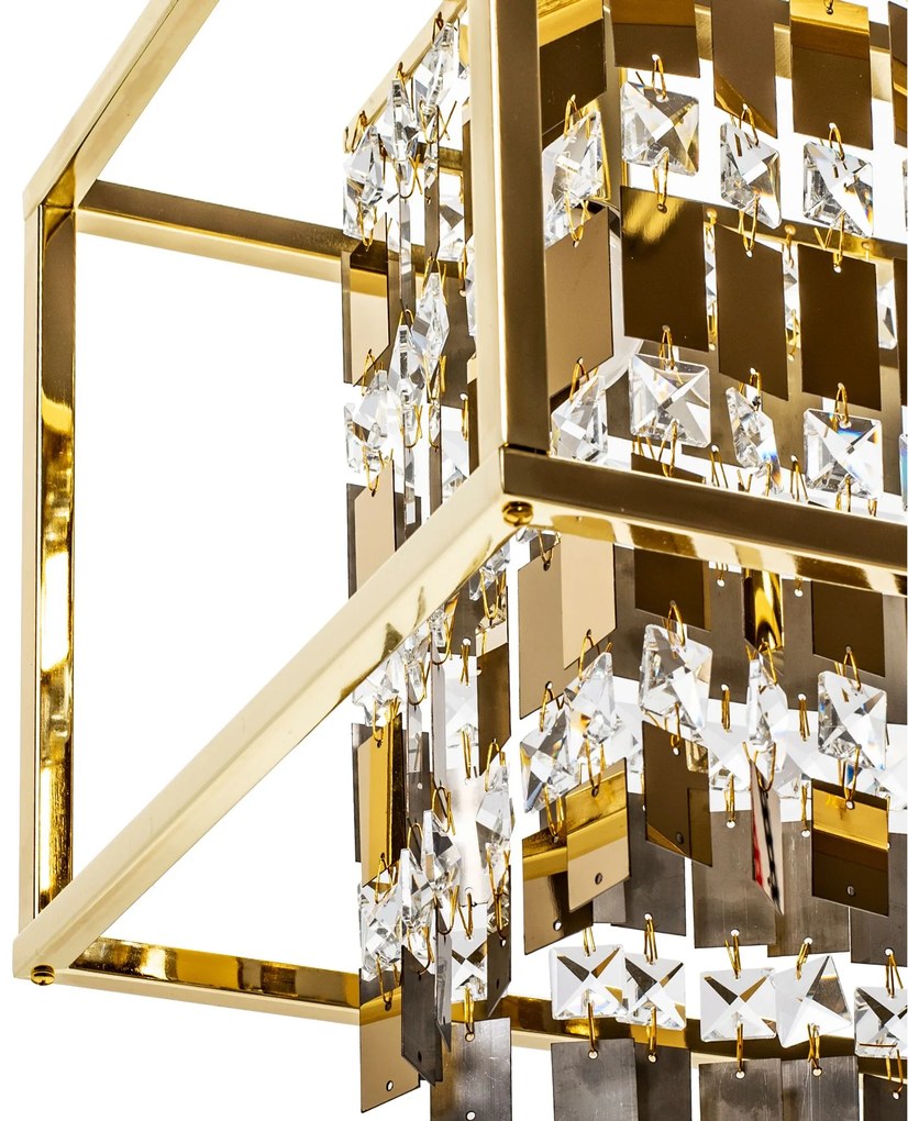 Hangende kristallen lamp APP1113-4CP Goud