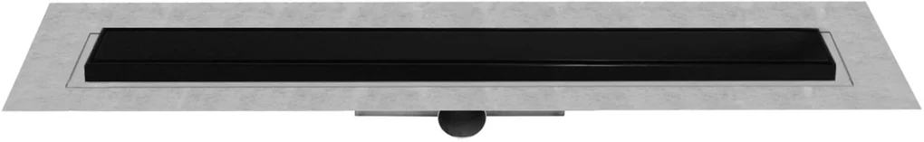 Easy Drain Compact TAF Modulo Design douchegoot 80 cm met Rooster Zero+ Zwart