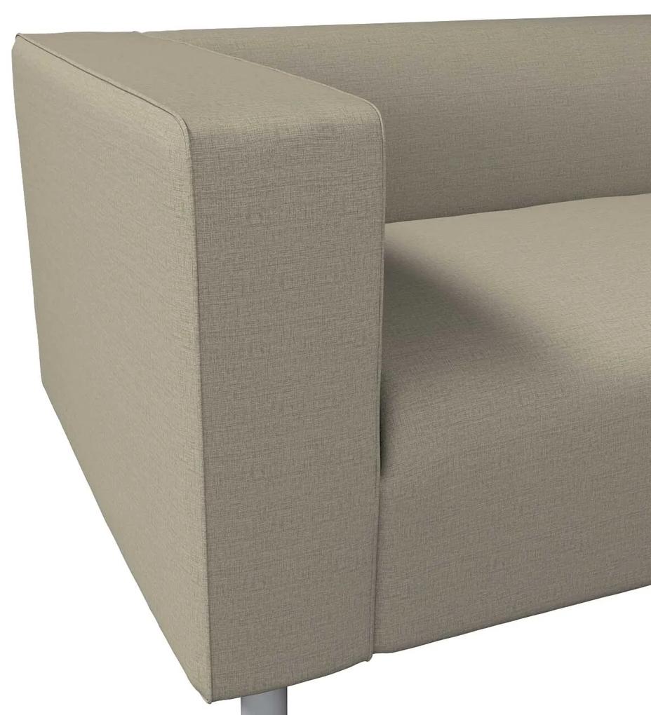 Dekoria IKEA zitbankhoes voor Klippan 2-zitsbank, grijs-bruin
