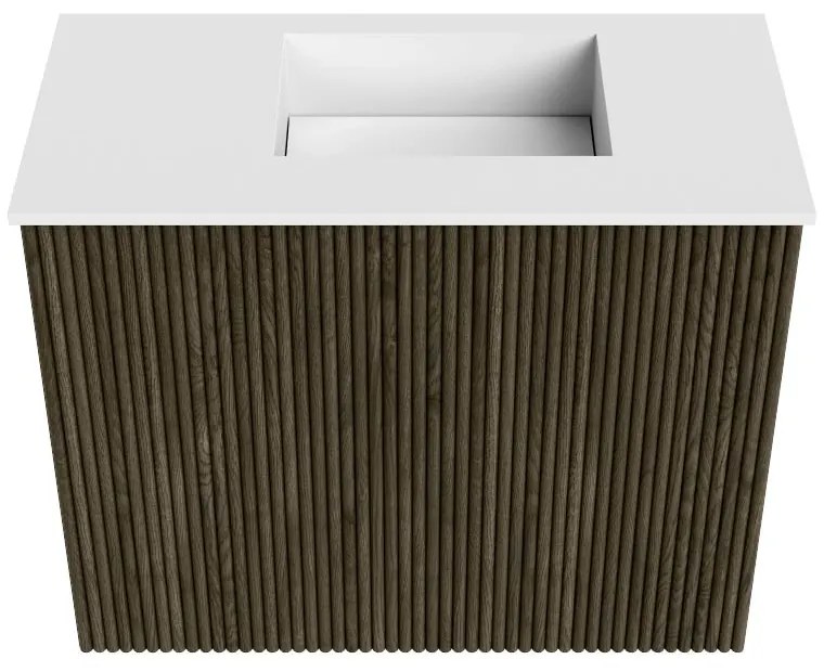 Mondiaz Joya 50cm toiletmeubel shadow met wastafel faye rechts 1 kraangat talc