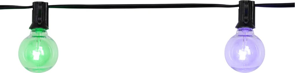 Buiten lichtsnoer 10m incl. LED 10-lichts RGBW solar - Russell