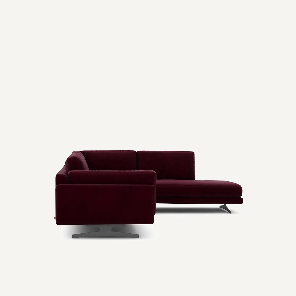 Hoekbank fluweel, César