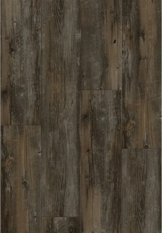 Mexen Tulsa vinylpanelen 1227 x 187 mm LVT Dryback 2,5 mm, PVC-onderlaag, 4 V-groef, Den - F1376-1227-187-255-4V1-01