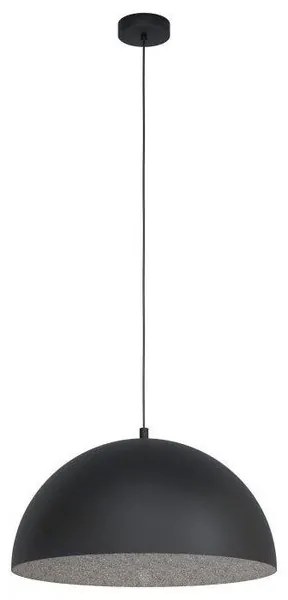 Eglo -  Hanglamp Gaetano Zwart / Grijs  Staal