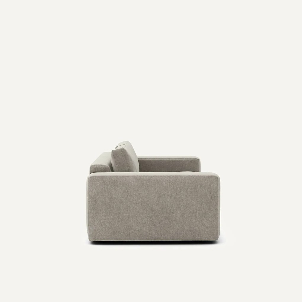 Compacte bank 3-zit in fluweel, Skander