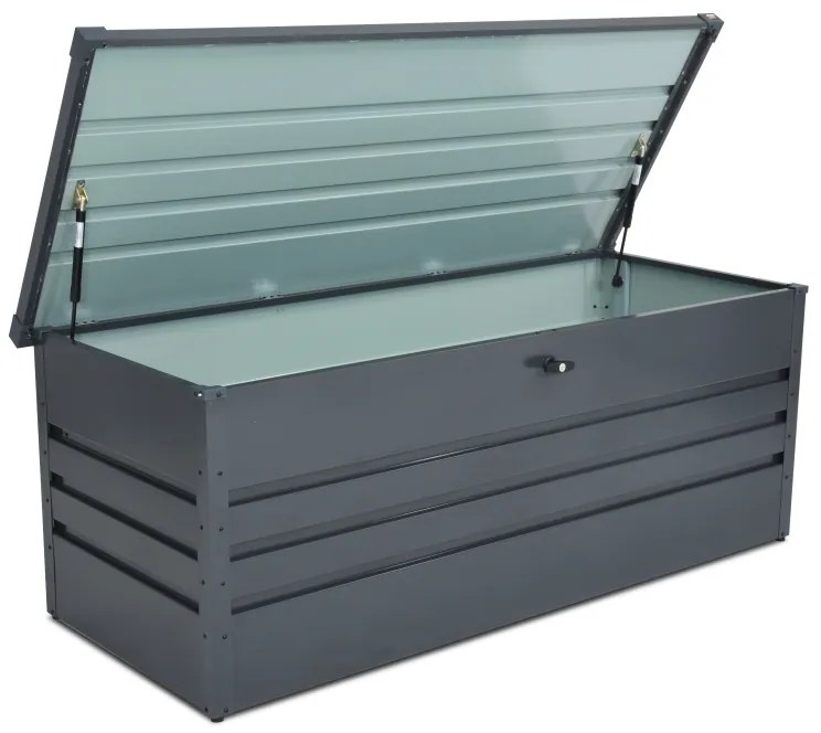 Metalen tuinbox Philadelphia 550l Store Boss antraciet