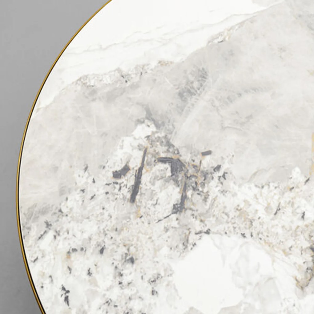 Kare Design Cono Ronde Salontafel Marmer - 70 X 70cm.