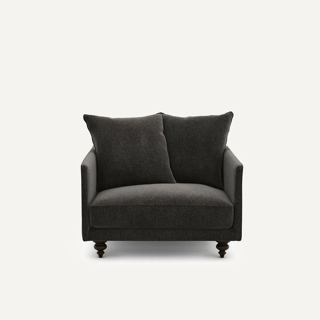 Fluwelen chenille fauteuil, Lazare