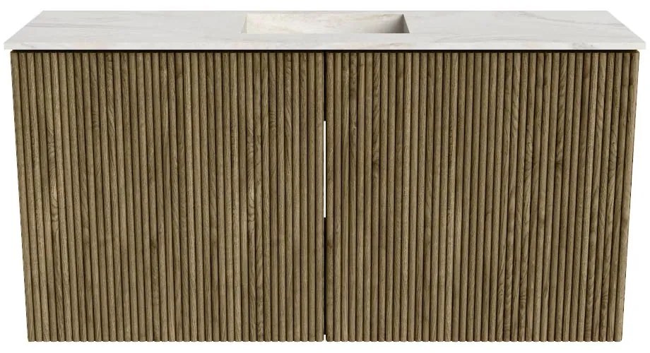 Mondiaz Joya DLux 80cm toiletmeubel dusk met wastafel faye midden zonder kraangat ostra