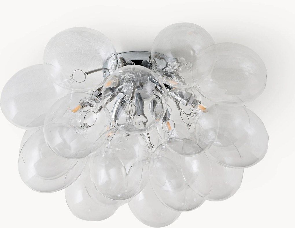 Mondgeblazen plafondlamp Gross met glazen bollen