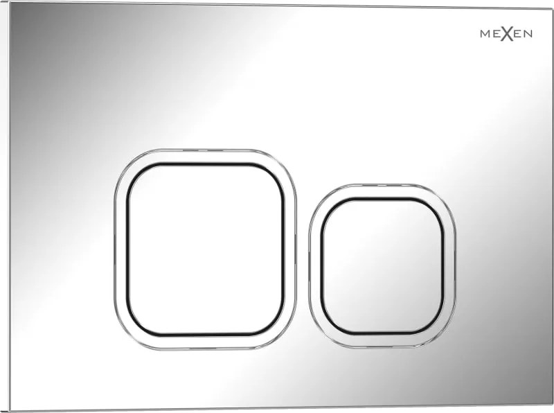 Mexen Tex 03 spoelknop, glanzend chroom - 6103-03