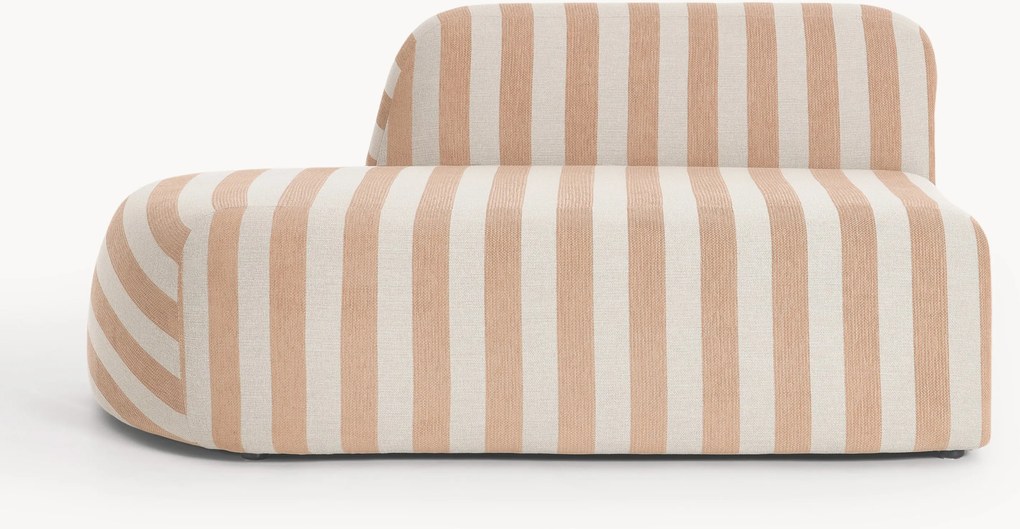 Gestreepte chaise longue module Wolke