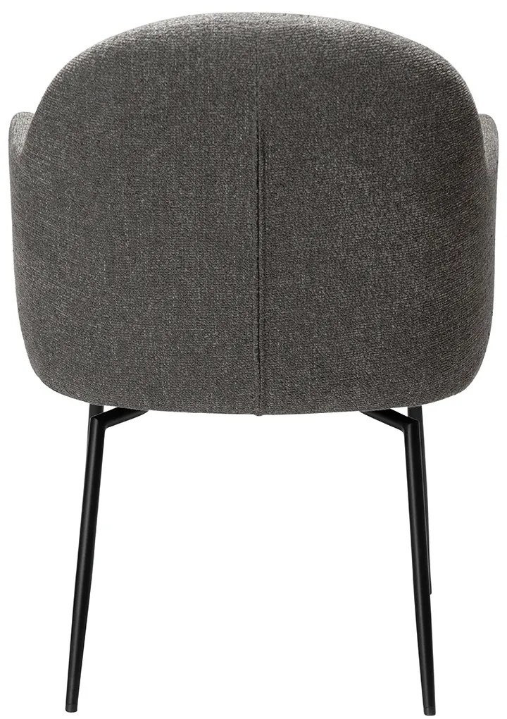Dan-Form Bae Swivel Luxe Eetkamerstoel Draaibaar Grijsbruin Boucle