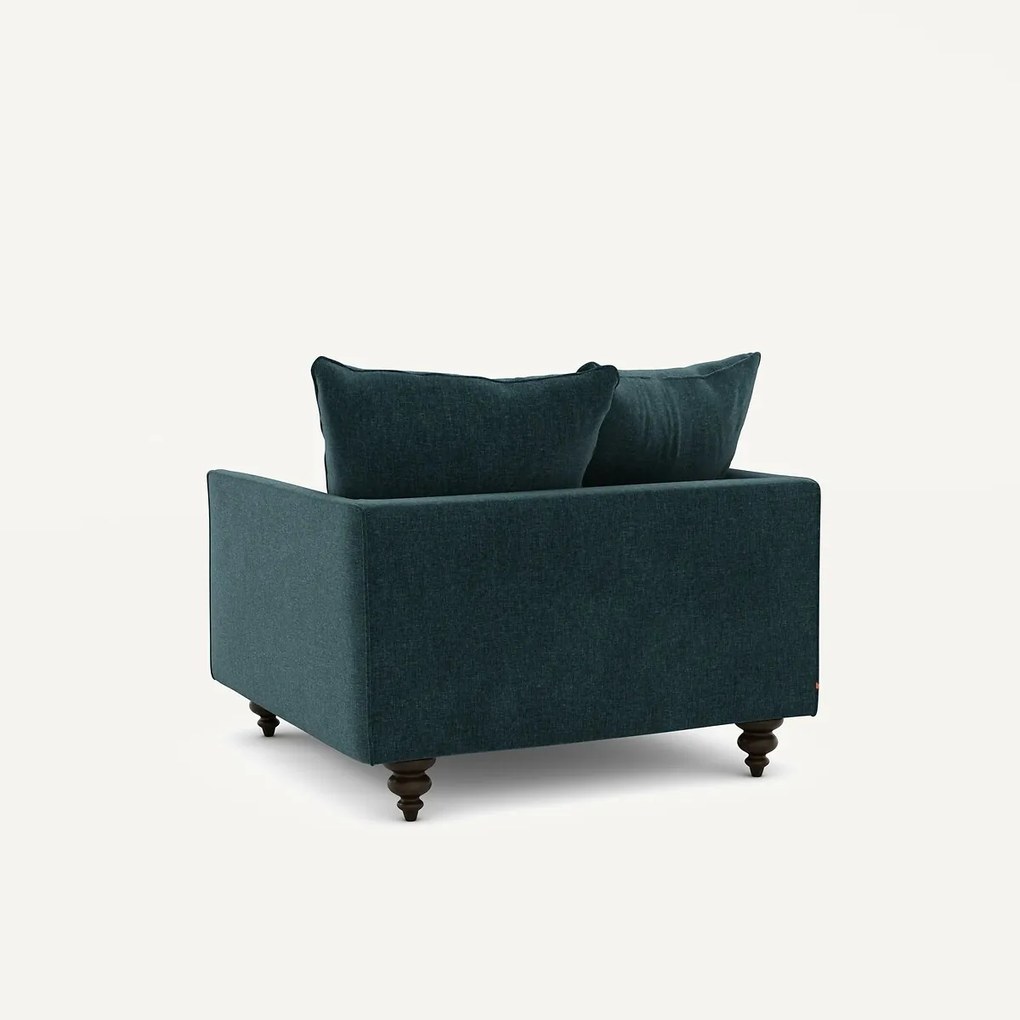 Fluwelen chenille fauteuil, Lazare