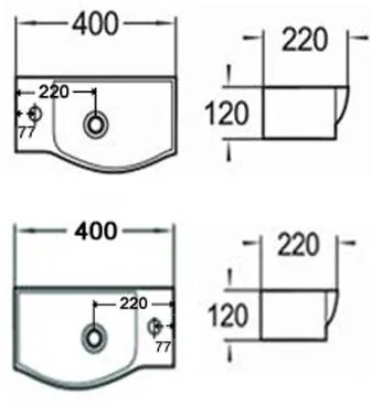 Lambini Designs Faro fontein links 40x22cm