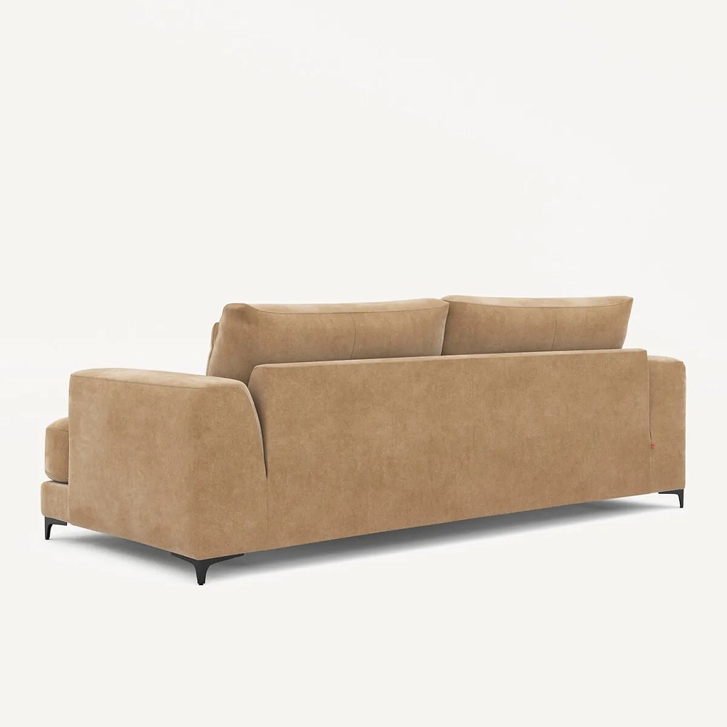 4-zits slaapbank van stonewashed fluweel, Marsile