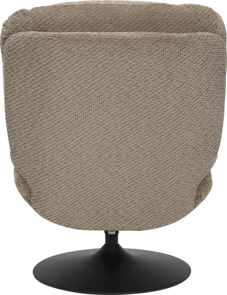 Fauteuil Met Voetensteun Bruin