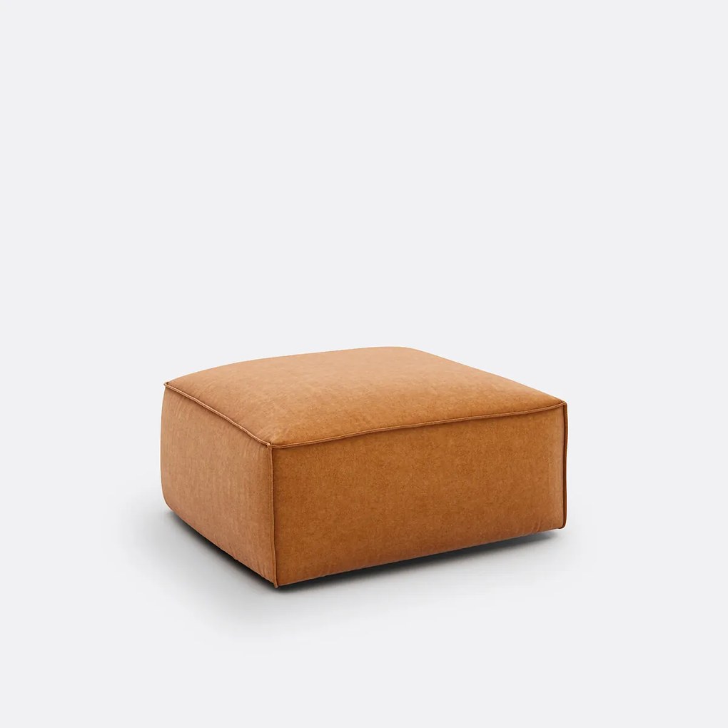Modulaire poef van getextureerd fluweel, Seven