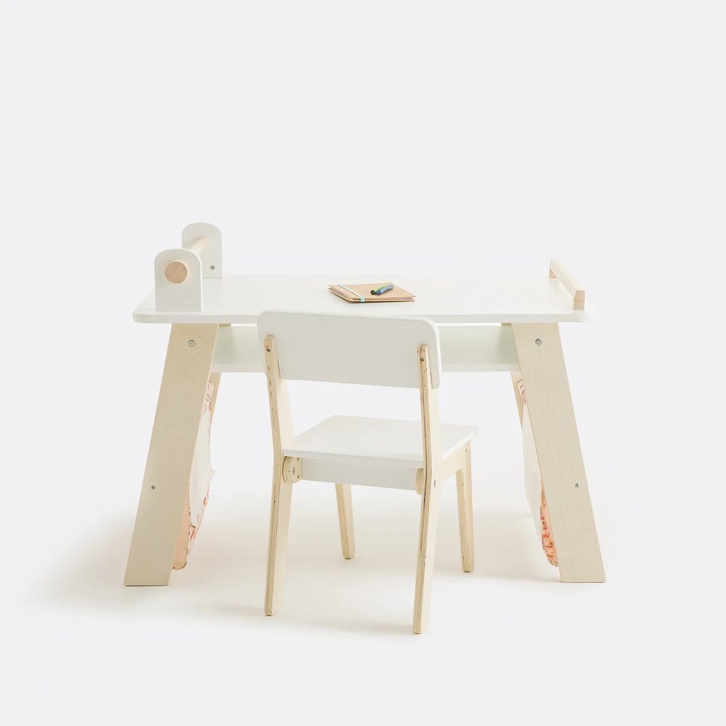 Bureau en stoelenset Bertille