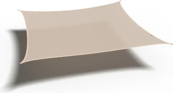 Platinum Sun&amp;Shade Coolfit schaduwdoek vierkant 500x500cm Ecru Wit