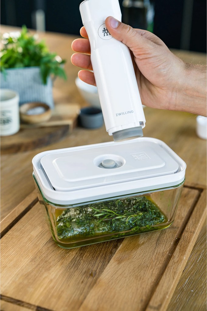 ZWILLING Fresh & Save Vacuümdoos M, Glas, Grijs - Fresh & Save - ZWILLING