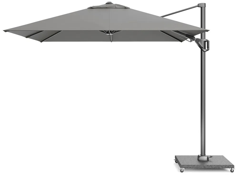 Platinum Voyager Vierkante Zweefparasol T2 2,7x2,7 m. - Manhattan Grey