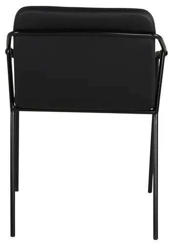 Jörn Eetkamerstoel - Mattias - Zwart - PU-Leer - Jörn