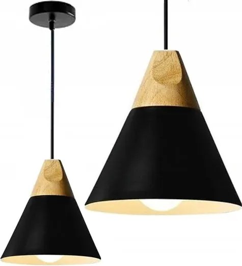 Scandi A Zwarte hanglamp