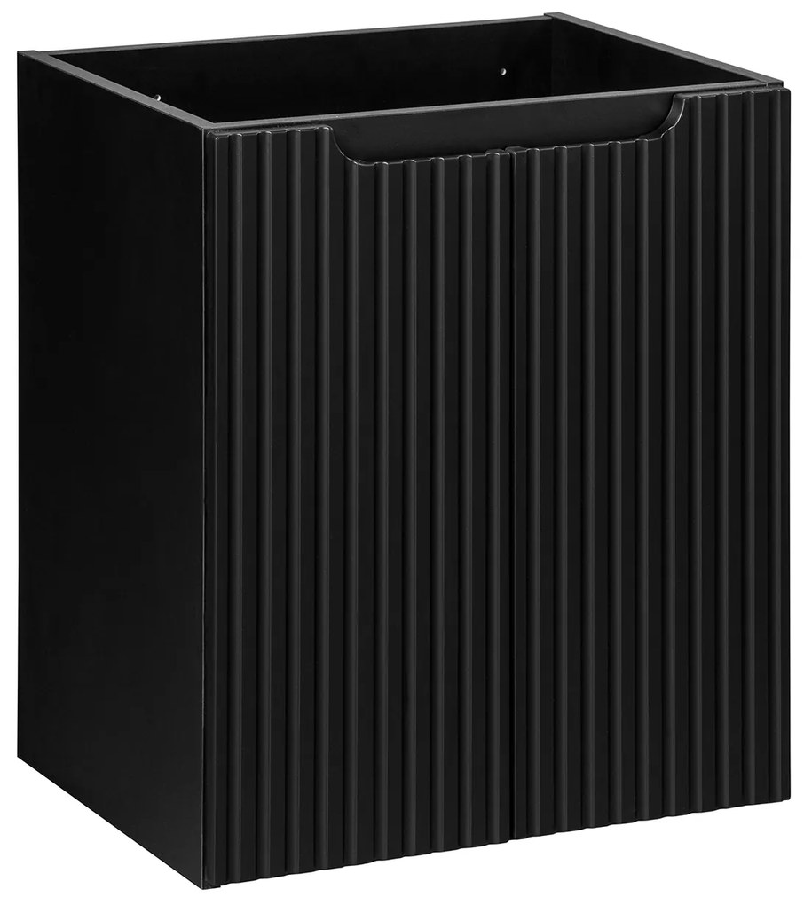 Comad Nova Black onderkast met 2 deuren 50x40x60cm zwart