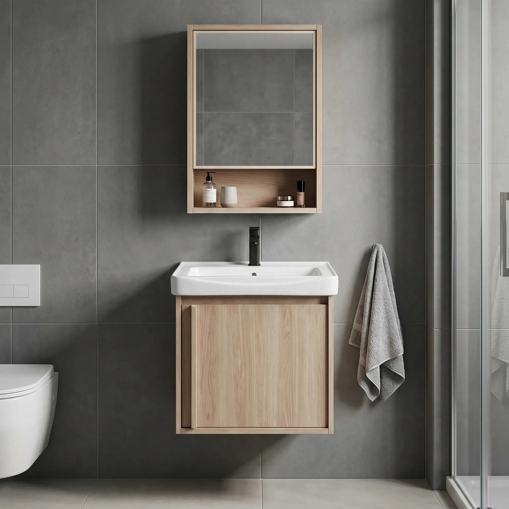 Badkamermeubelset met wastafel Gama T25023 BXM 50CM