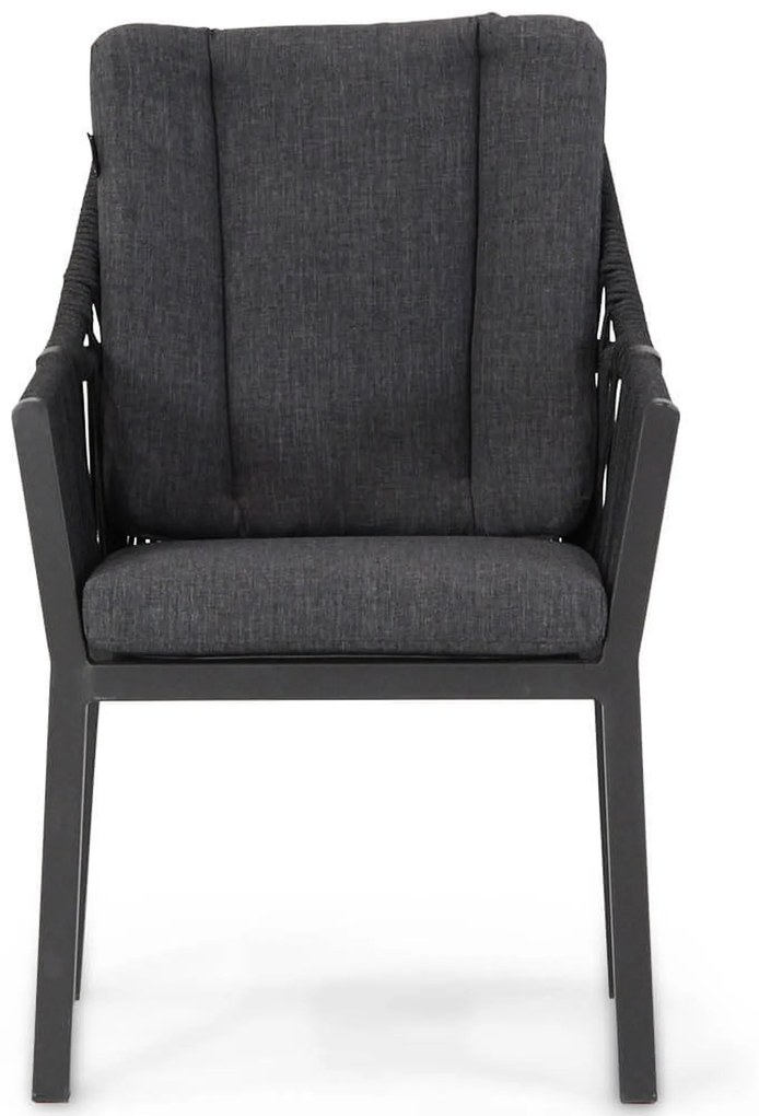Tuinset 4 personen 185 cm Rope Grijs Lifestyle Garden Furniture Verona/Crossley