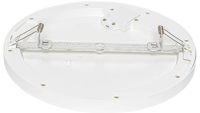 In- of opbouwspot wit 30 cm incl. LED 3 staps dim to warm met dipswitch - Trans