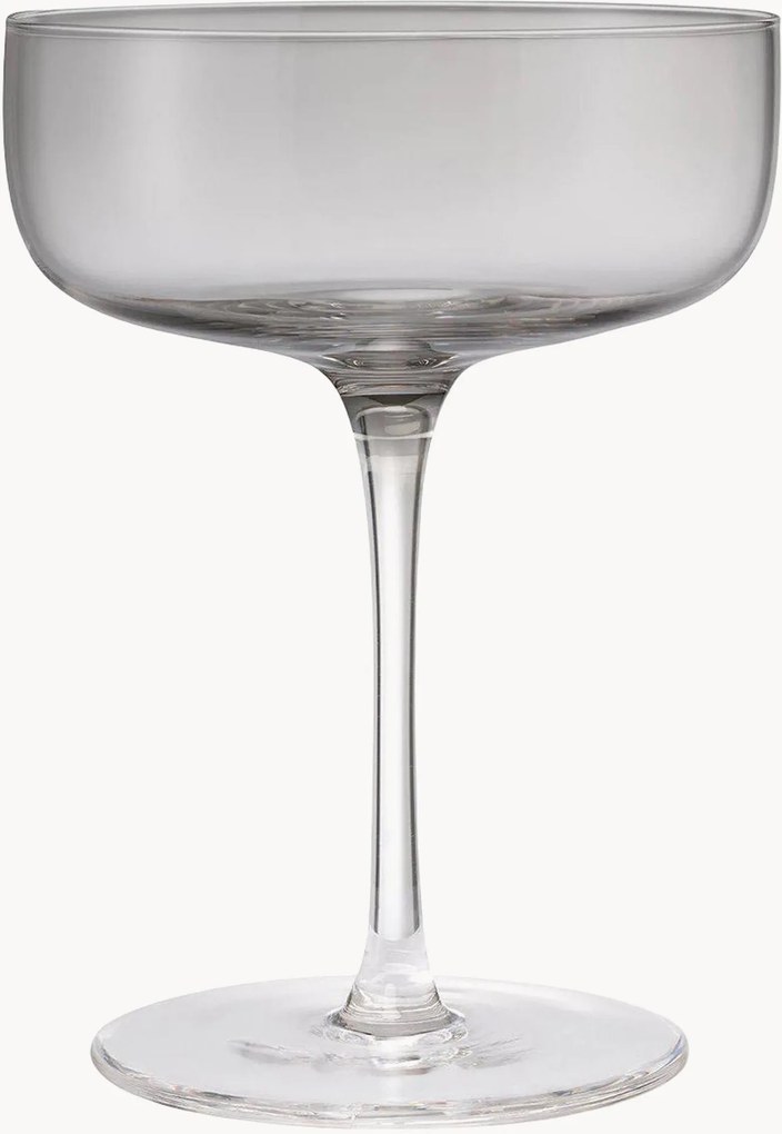 Mondgeblazen champagneglazen Fuumi, 4-delig