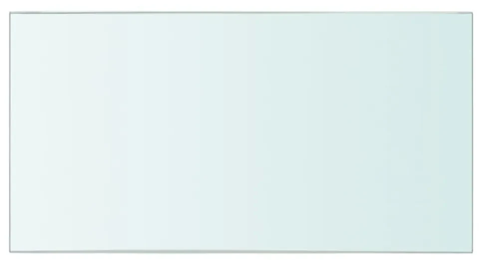 vidaXL Wandschap transparant 30x15 cm glas