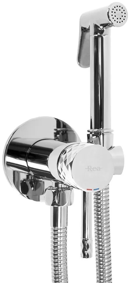 Inbouw Bidetmengkraan Rea Lungo Loop Diamond Chrome