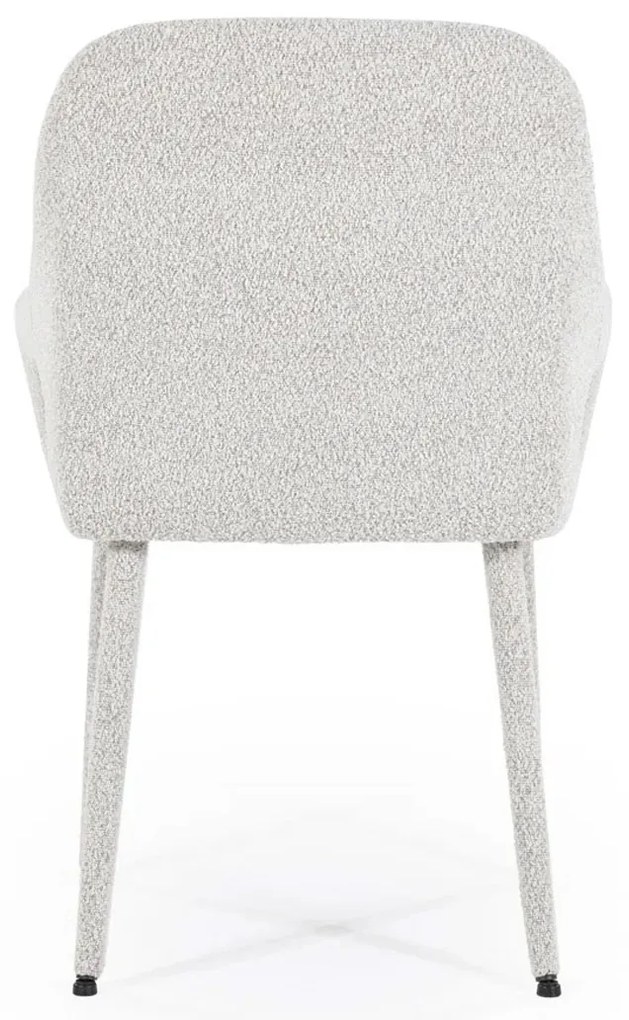 By-Boo Fika Scandinavische Eetkamerstoel Met Armleuning Beige
