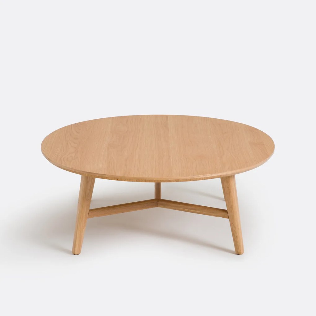 Ovale salontafel, eikenfineer, Yvan