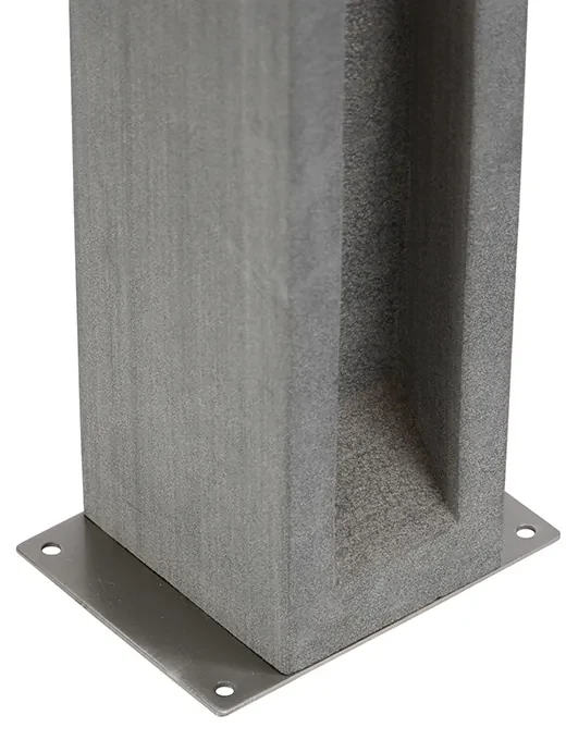 LED Moderne staande buitenlamp bazalt 70 cm - Sneezy Modern Buitenverlichting Steen / Beton