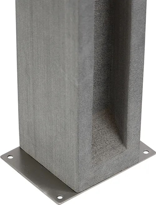 Moderne staande buitenlamp bazalt 70 cm - Sneezy