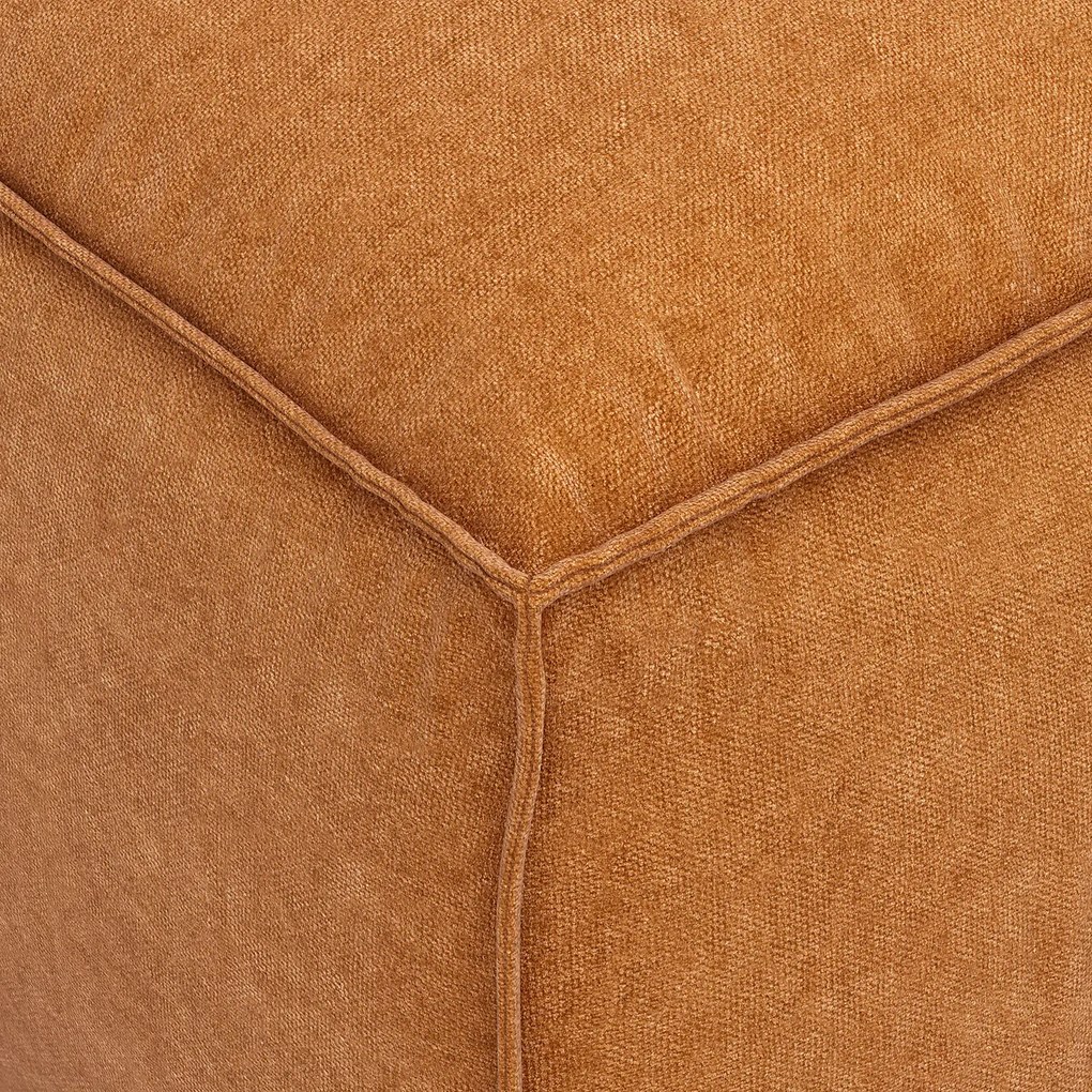 Modulaire bank in getextureerd fluweel, Seven