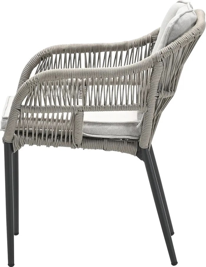 Garden Impressions Patricia dining fauteuil - donker grijs