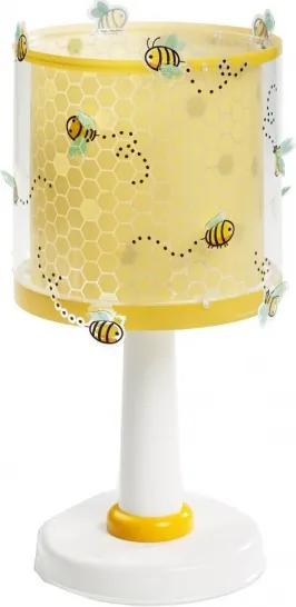 Tafellamp Bee Happy 29 cm geel