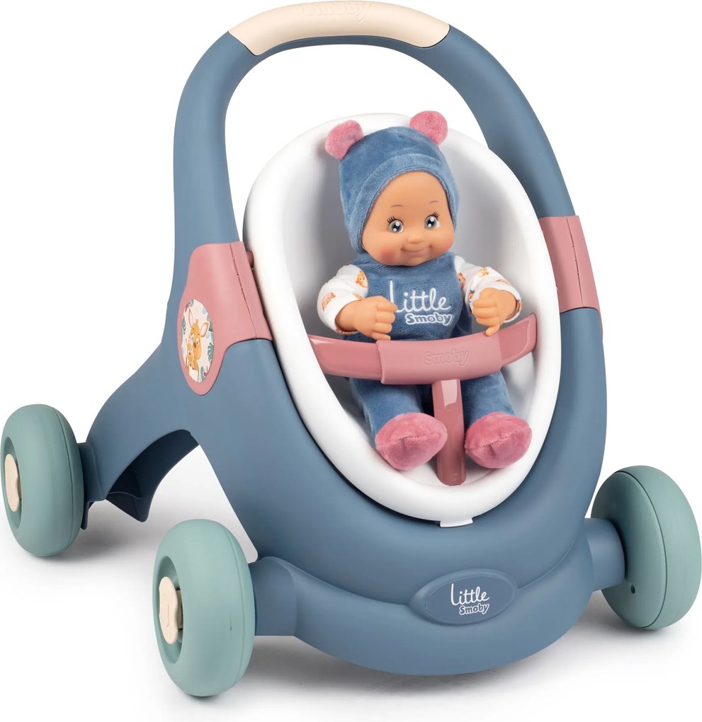 Little Smoby Baby loopwagen 3-in-1 - Inclusief pop